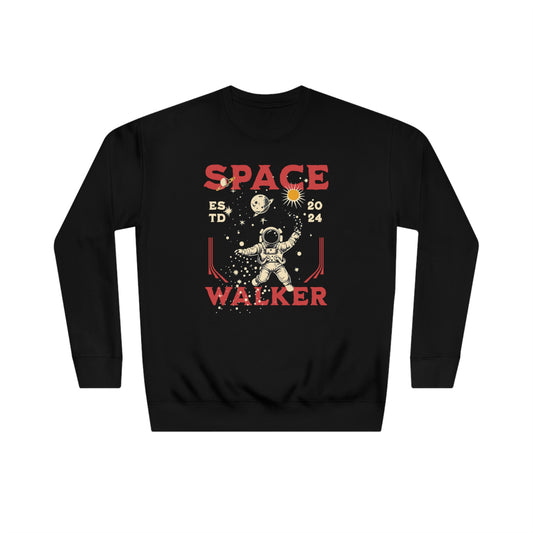 Sweat-shirt à l'équipage unisexe de Walker Space