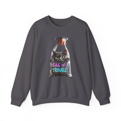 Bag of trouble Unisex Heavy Blend™ Crewneck Sweatshirt - EmpressKorea