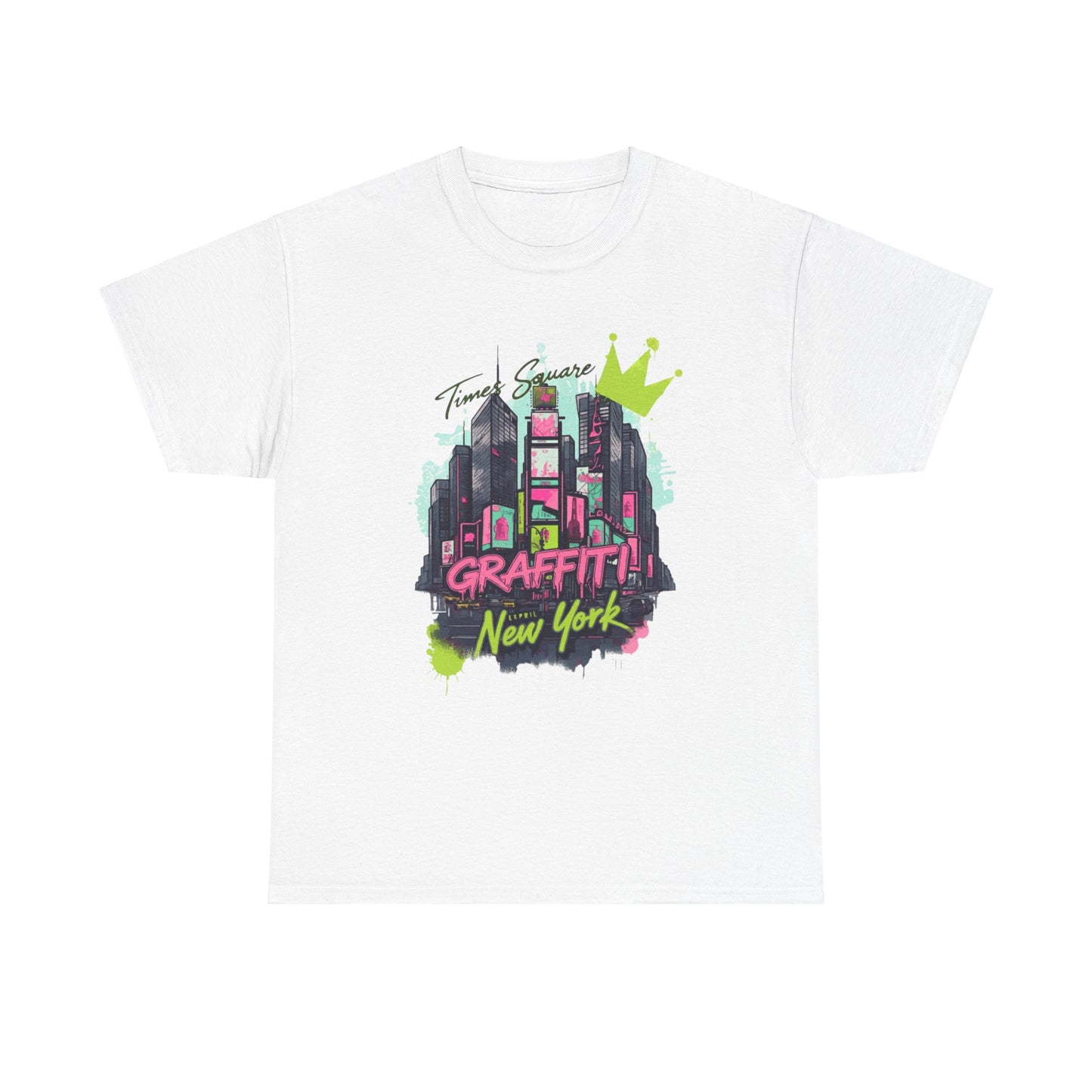 Graffiti New York Unisex Heavy Cotton Tee - EmpressKorea