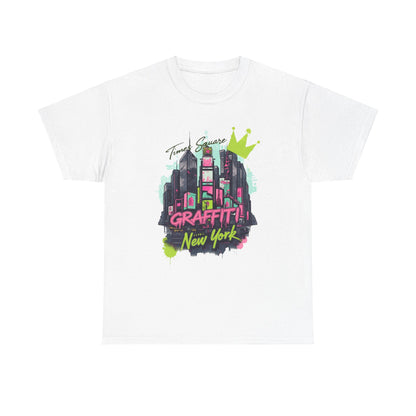 Graffiti New York Unisex schweres Baumwoll -T -Shirt - EmpressKorea