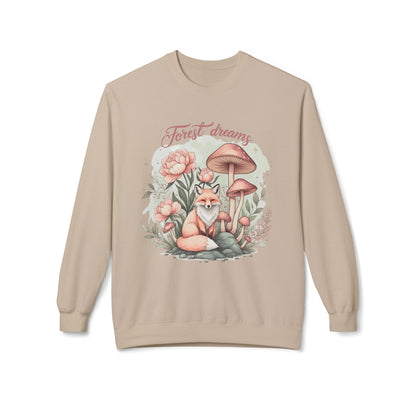 Forest Dream Unisexe Midweight Softstyle Fleece Crewneck Sweatshirt - EmpressKorea