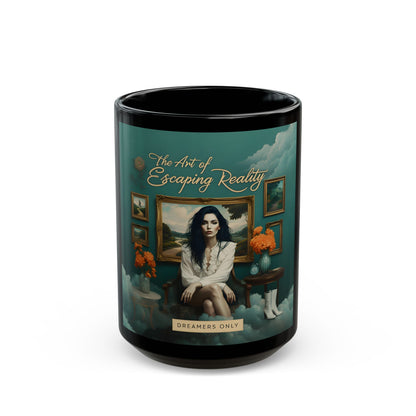 Sonhadores apenas caneca negra (11oz, 15 onças) - EmpressKorea