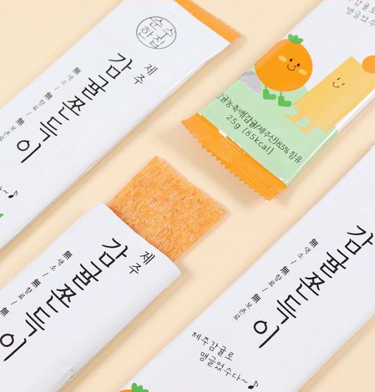 순수한 집 Jeju Tangerine Jjondegi (쫀득이) 25G*30 פאק