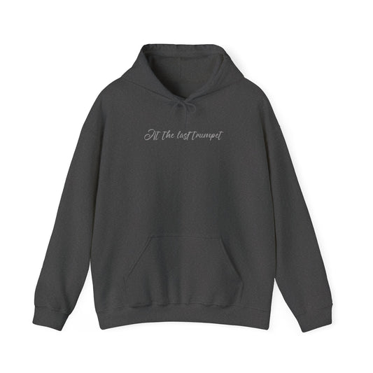 På den siste trompet unisex Heavy Blend ™ hette sweatshirt