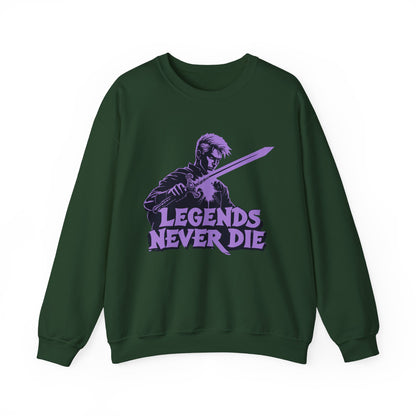 Legenden sterben niemals Unisex Heavy Blend ™ Crewneck Sweatshirt - EmpressKorea