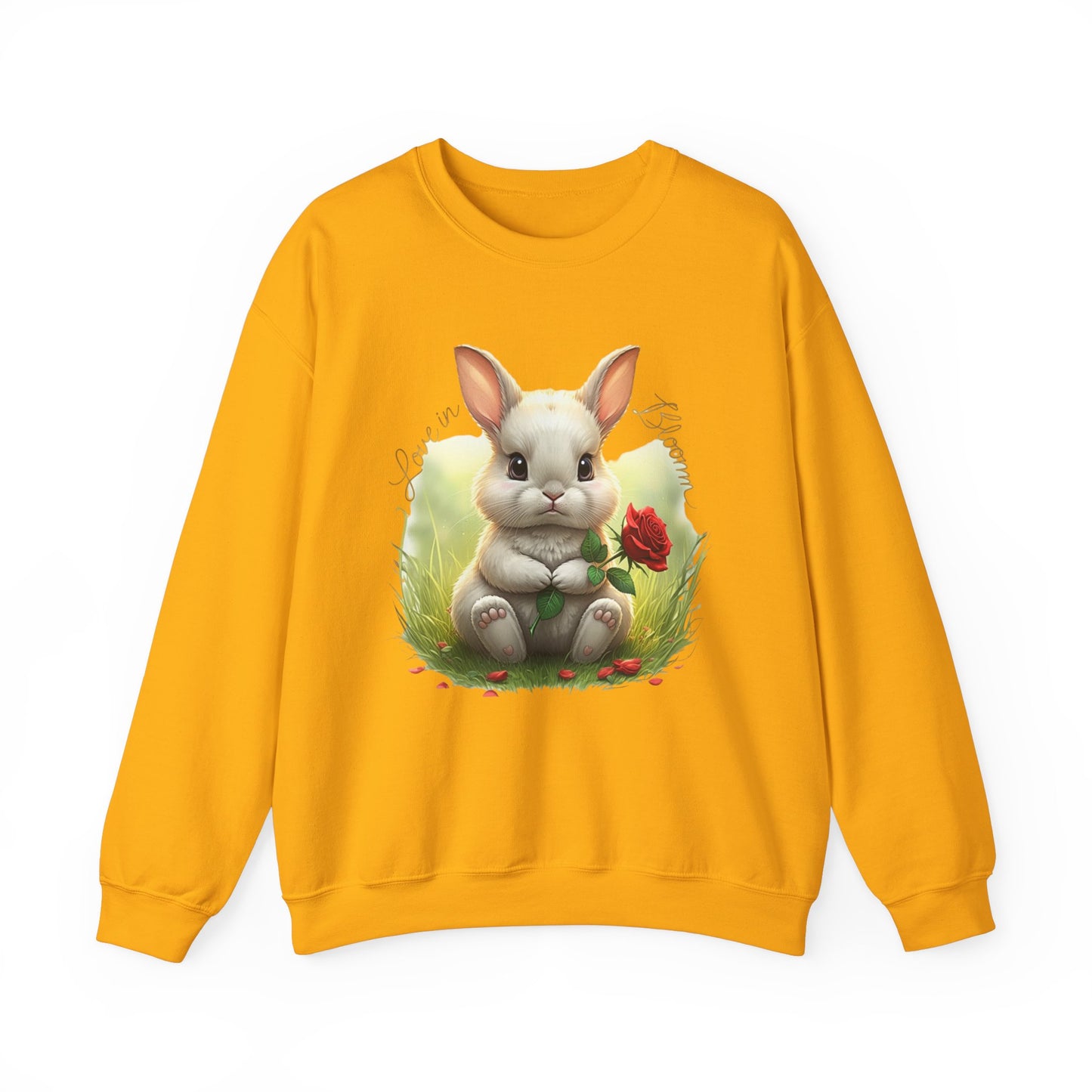 Kjærlighet i Bloom Unisex Heavy Blend ™ CrewNeck Sweatshirt - EmpressKorea