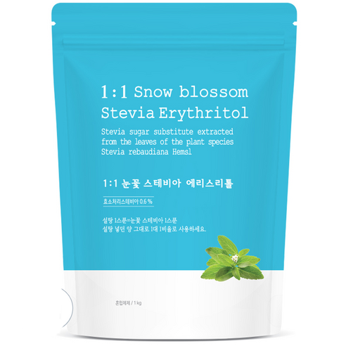 Jayeonjiae 1:1 Snowflake Stevia Erythritol 1kg
