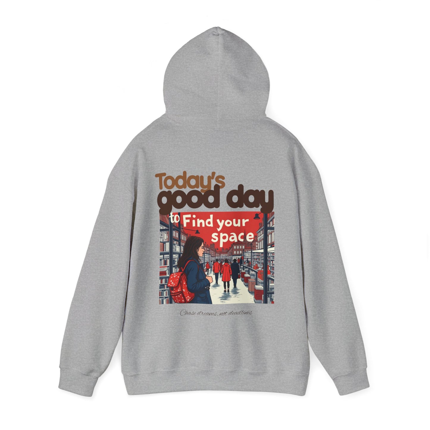 Vandaag de goede dag unisex Heavy Blend ™ sweatshirt met capuchon - EmpressKorea