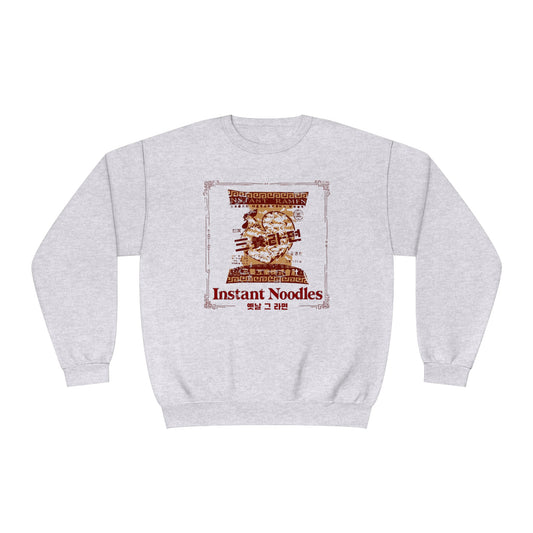 Koreli İlk Anında Noodle Unisex Nublend® Crewneck Sweatshirt