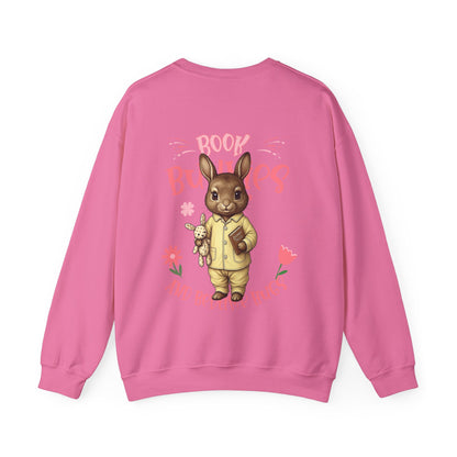 Livro Bunnies unissex Heavy Blend ™ Crewneck Sweetshirt - EmpressKorea