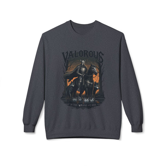 Valorous Unisex Midweight Softstyle Fleece Crewneck Sweatshirt - EmpressKorea