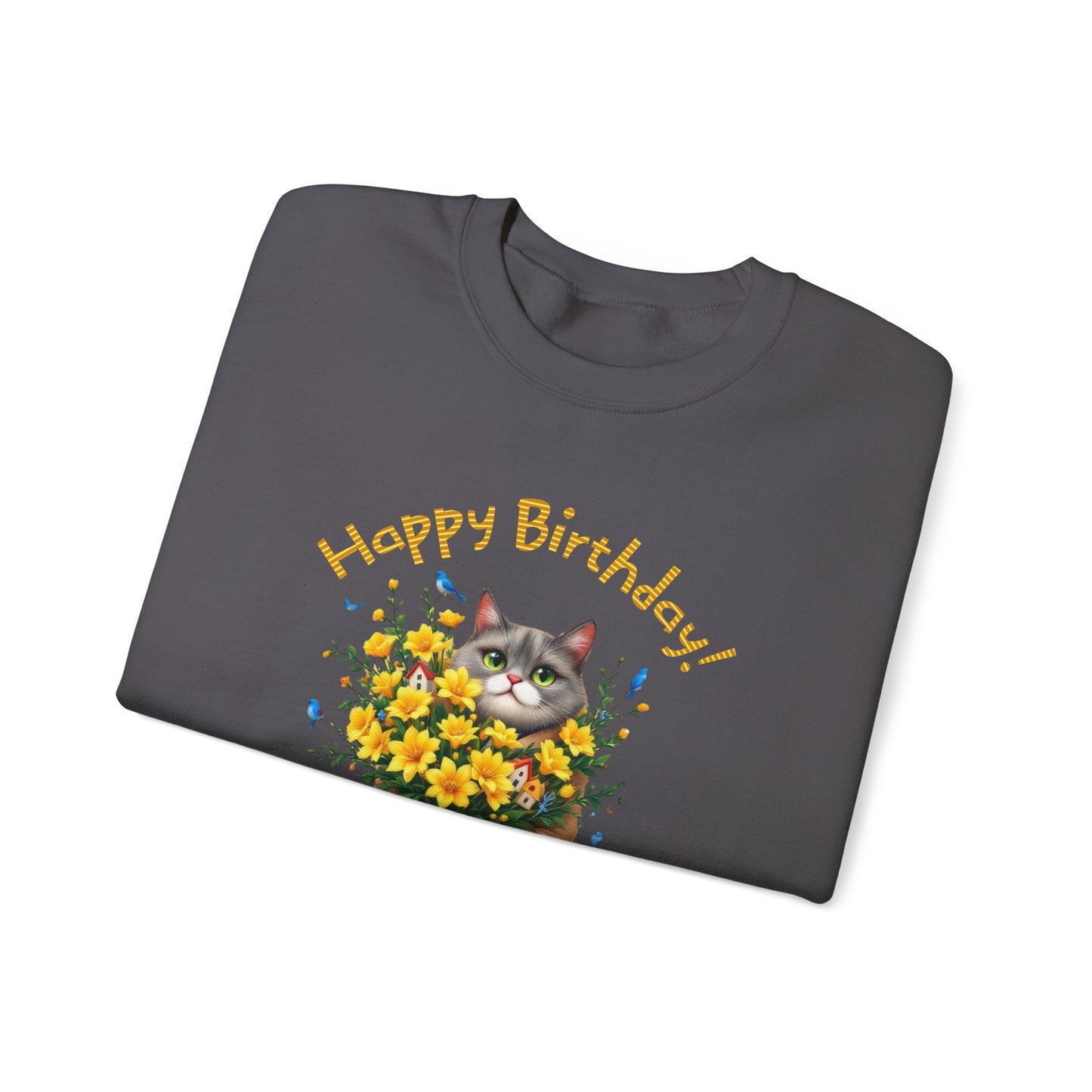 Feliz aniversário! UNISSISEX HEAVESSENT BLEND ™ Crewneck Sweetshirt - EmpressKorea