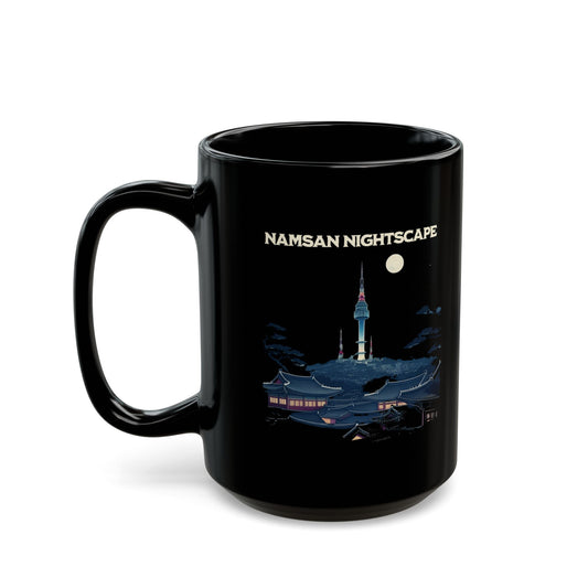 Namsan Nightscape Black Mug (11oz, 15oz)