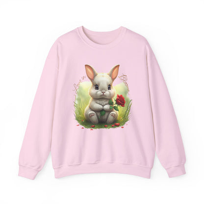 Kjærlighet i Bloom Unisex Heavy Blend ™ CrewNeck Sweatshirt - EmpressKorea