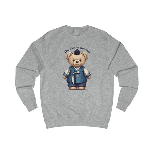 Freastalaíonn an traidisiún ar chuteness unisex sweatshirt