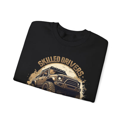 سويت شيرت من Skilled driver للجنسين Heavy Blend™ برقبة دائرية - EmpressKorea