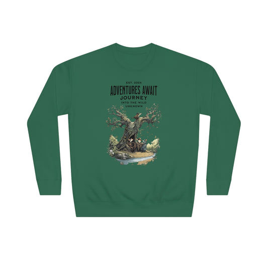 Journey Into the Wild Unknown Unisexe Crew Sweatshirt