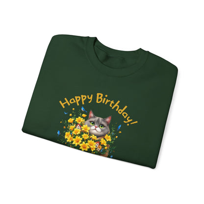 生日快樂！男女通用混合™Crewneck運動衫 - EmpressKorea