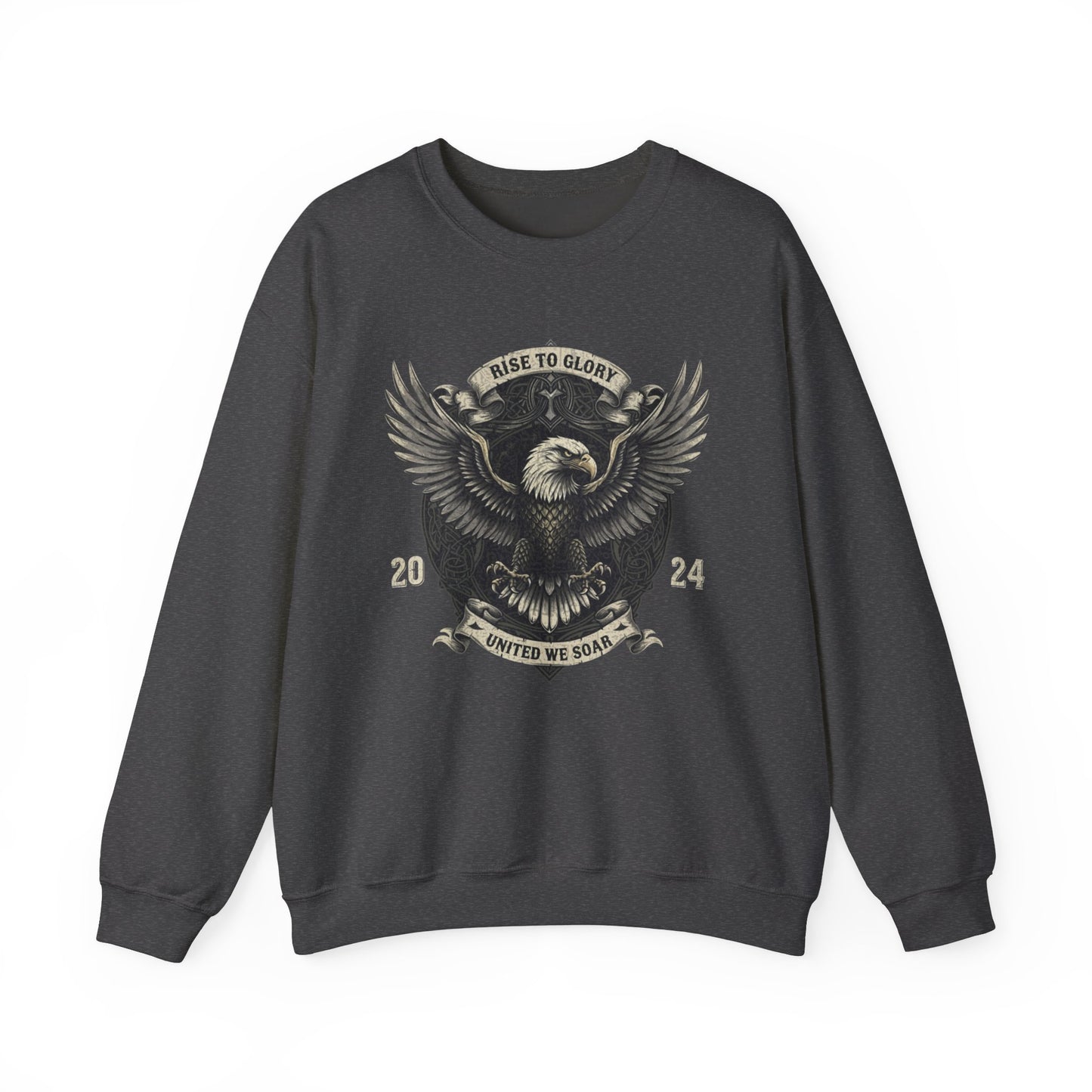 Rise to Glory2 unisex Heavy Blend ™ Crewneck Sweatshirt - EmpressKorea