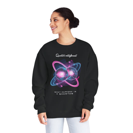 سويت شيرت NuBlend® Crewneck للجنسين من Quantum entanglement