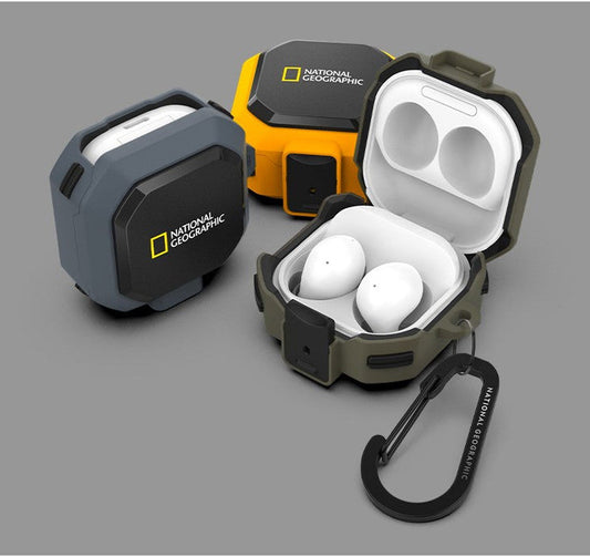 National Geographic Rugged Bumper Auto Lock Case For Buds2/Buds Live/Buds Pro/Buds 2Pro - EmpressKorea