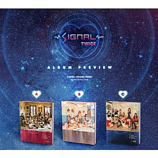 TWICE-4th Mini Album Signal [Random delivery among A/B/C versions] - EmpressKorea