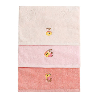 Kakao Friends CS Komasa 40 Count Towel Set 3P Diary/ Made in KOREA - EmpressKorea