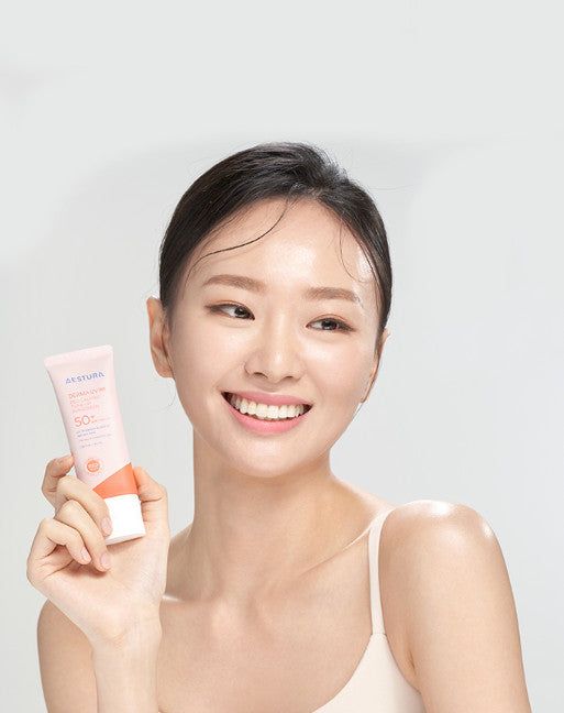 AESTURA Derma UV365 Red Calming Tone-Up Suncreen +50SPF/PA++++  40ml - EmpressKorea