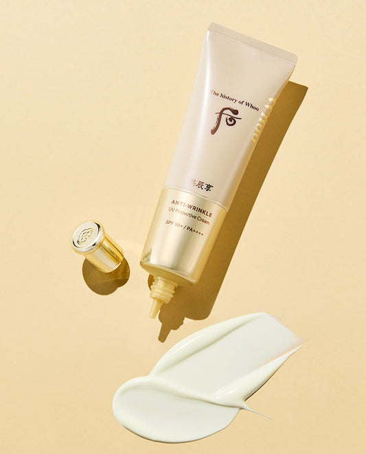 The History of Whoo Gongjinhyang Jinhaeyun Anti Wrinkle UV Protective Cream SPF50+/ PA++++ 50 ml - EmpressKorea