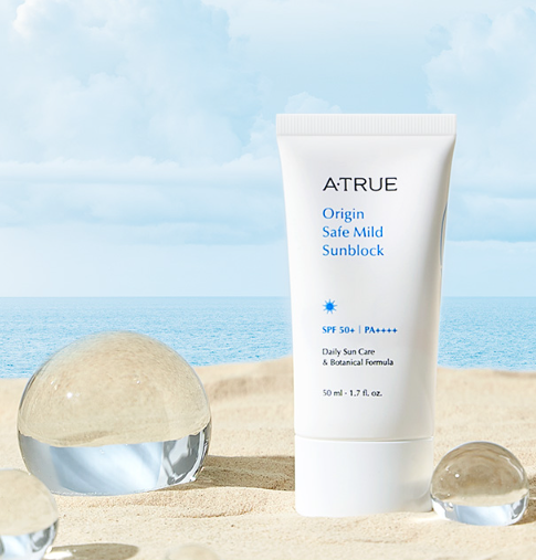 A⦁TRUE Origin Safe Mild Sunblock SPF50+/PA++++ 50ml - EmpressKorea