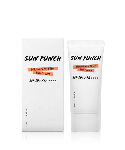 Man with a Flower of Hope Sun Punch Mild Inorganic Sunscreen 70ml SPF50+/PA++++ 70ml - EmpressKorea