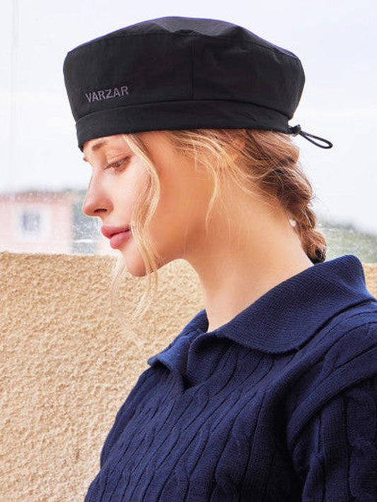 VARZAR logo string beret - EmpressKorea