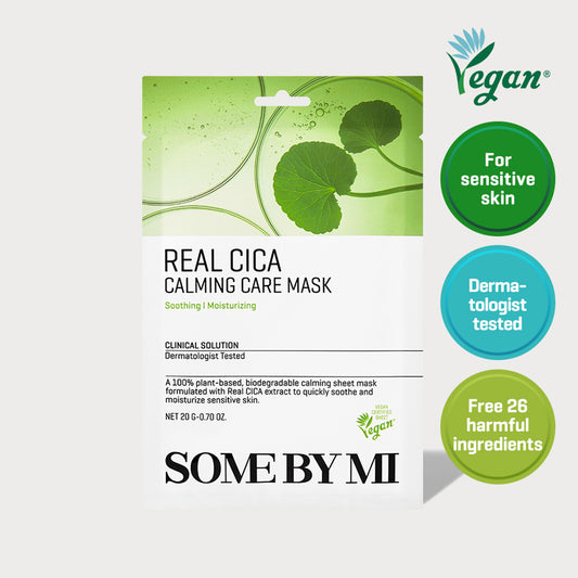 Några av MI Real Cica Caling Care Mask Sheet 20g*10st