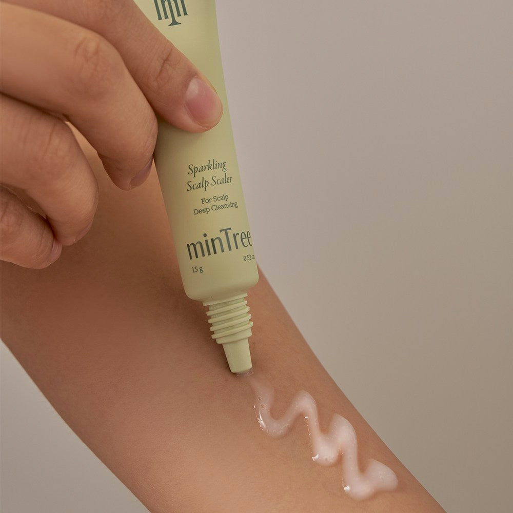 Mintree -Kopfhaut funkelnde Kopfhaut Scaler 15g*5ea