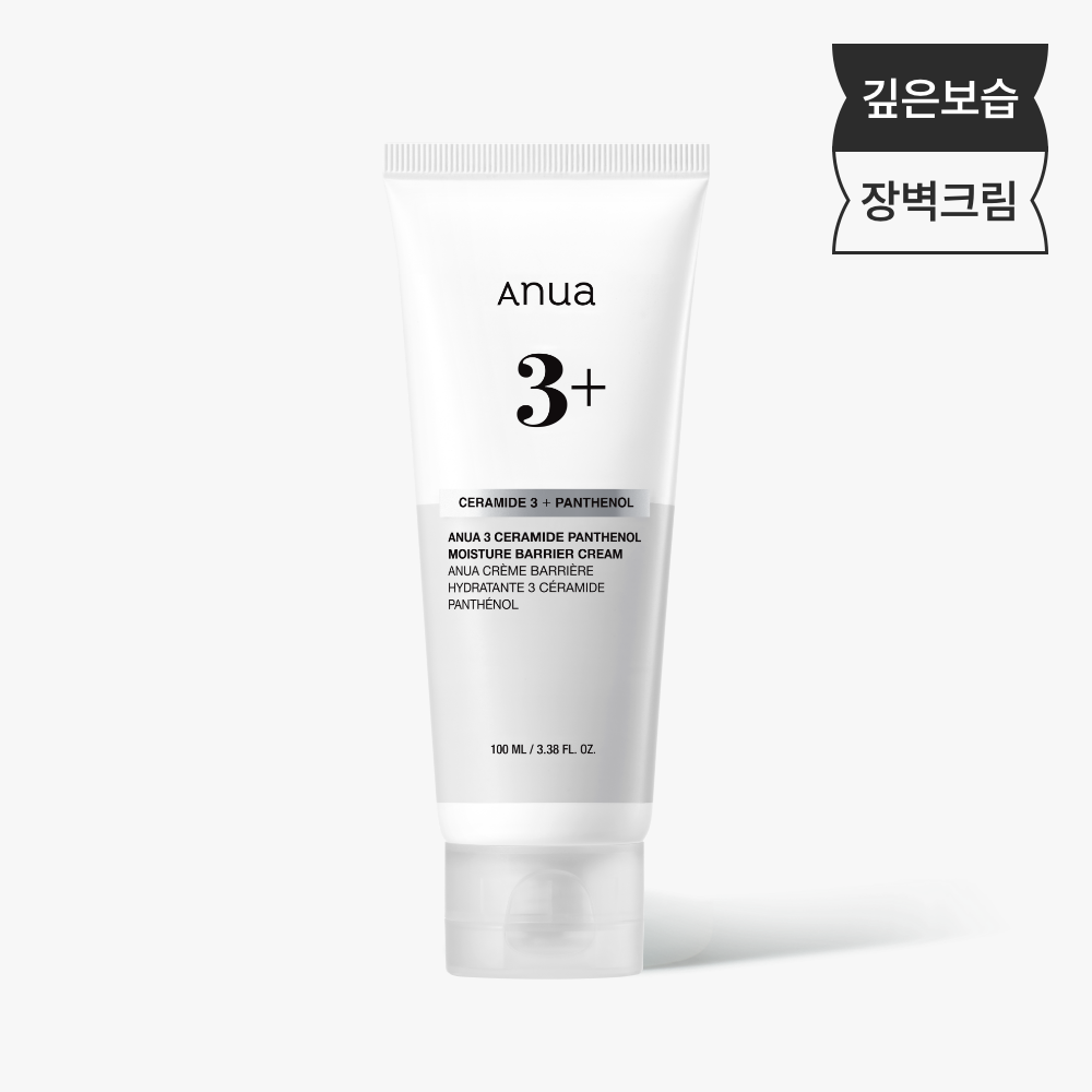 Anua 3 Ceramide Panthenol Barrera de humedad Crema de 100 ml