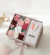 Lasalt Cotton and Flower Bash Pink Money Box - Regalo premium fatto a mano