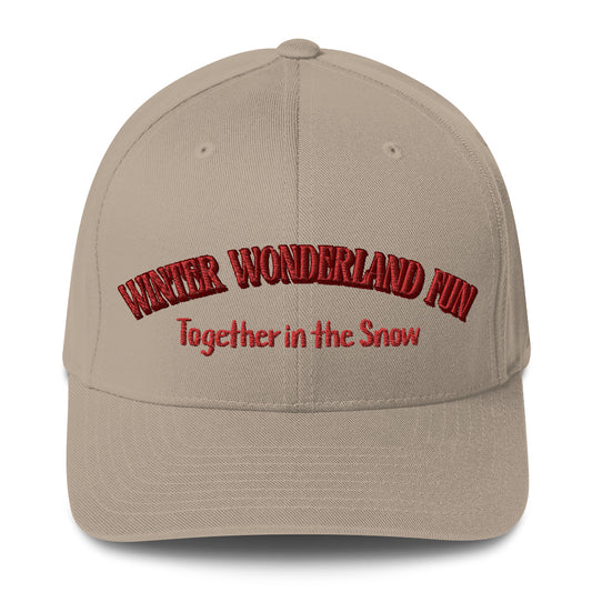 Winter Wonderland Fun có cấu trúc nắp Twill Cap