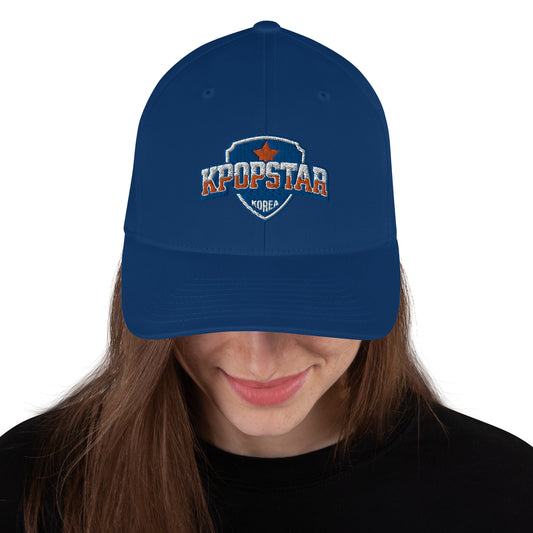 KPOP -ster gestructureerd Twill Cap - EmpressKorea