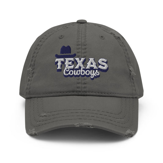 Texas Cowboy Distressed Dad Hat