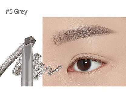 ETUDE Drawing Eye Brow #3 Brown | Long Lasting Eyebrow Pencil for Soft Textured Natural Daily Look Eyebrow Makeup EmpressKorea