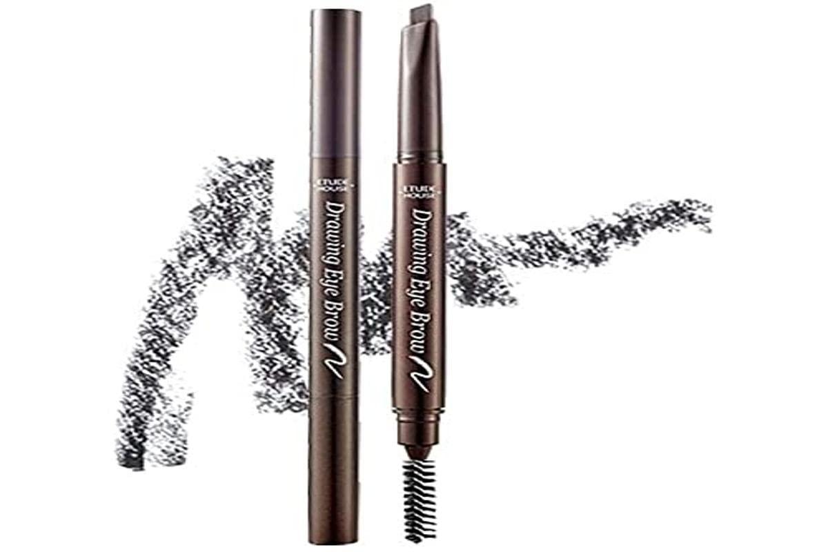 ETUDE Drawing Eye Brow #3 Brown | Long Lasting Eyebrow Pencil for Soft Textured Natural Daily Look Eyebrow Makeup EmpressKorea