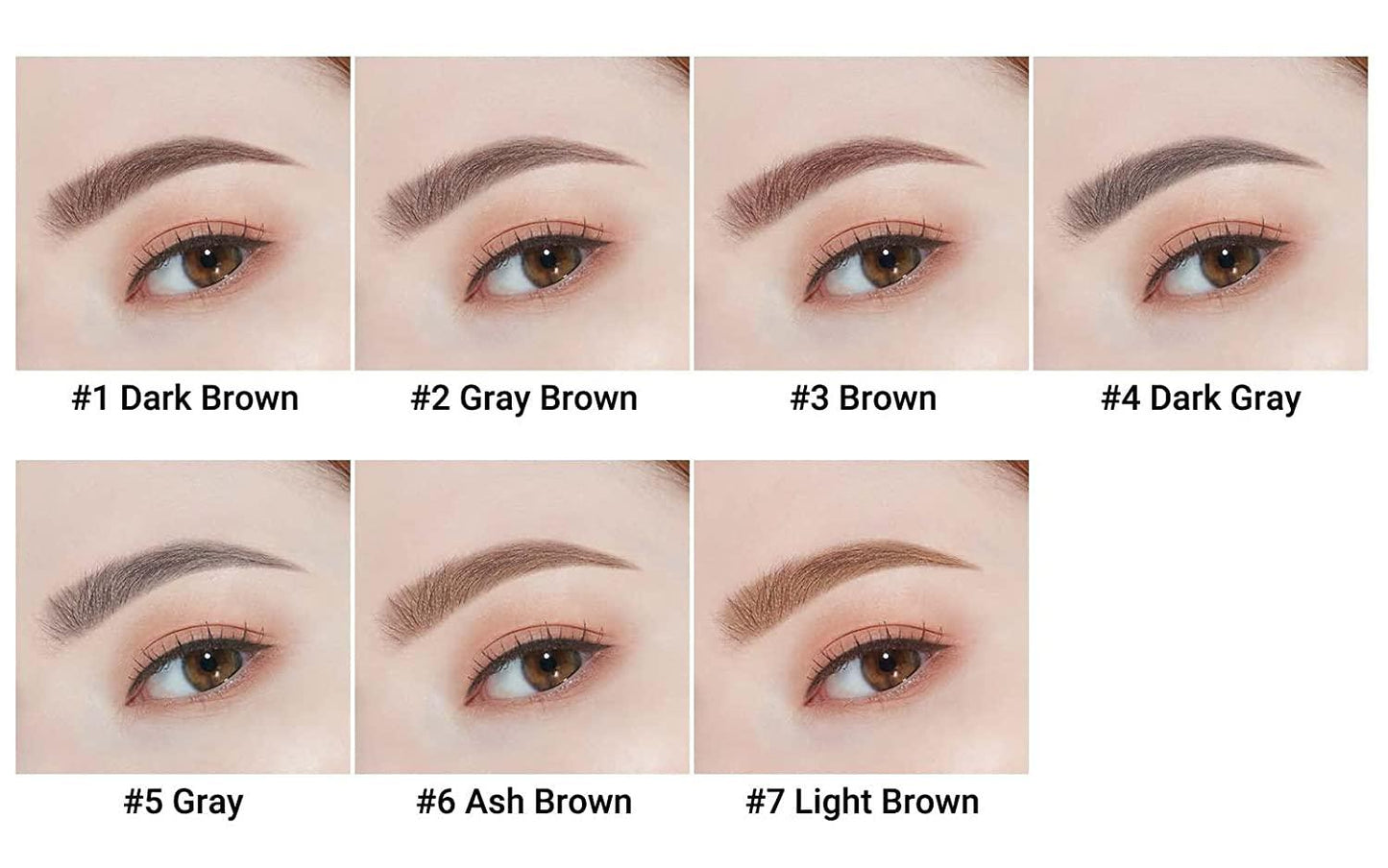 ETUDE Drawing Eye Brow #3 Brown | Long Lasting Eyebrow Pencil for Soft Textured Natural Daily Look Eyebrow Makeup EmpressKorea