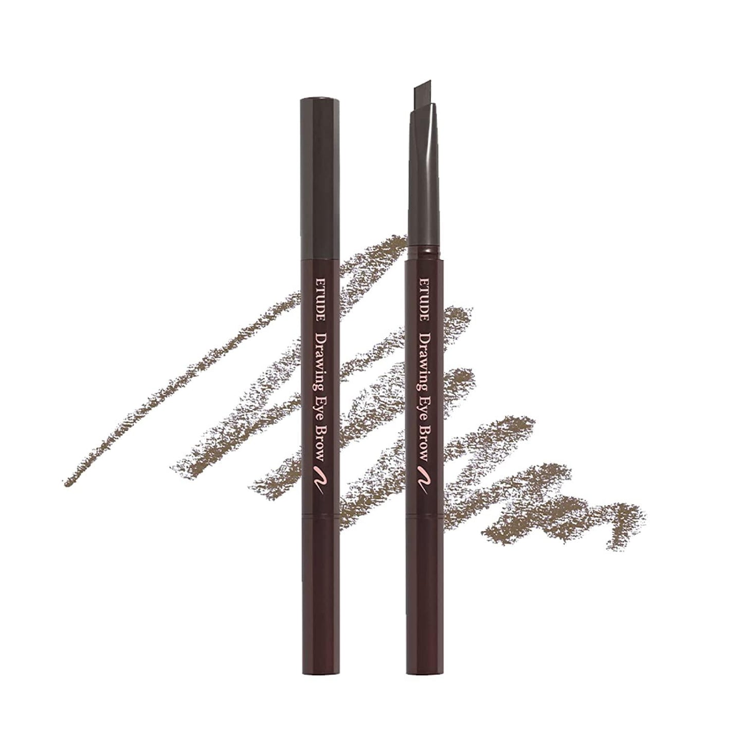 ETUDE Drawing Eye Brow #3 Brown | Long Lasting Eyebrow Pencil for Soft Textured Natural Daily Look Eyebrow Makeup EmpressKorea