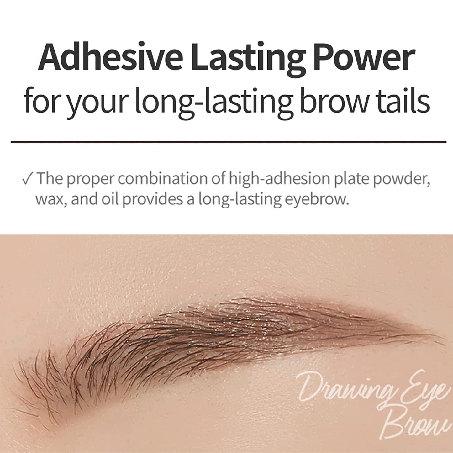 ETUDE Drawing Eye Brow #3 Brown | Long Lasting Eyebrow Pencil for Soft Textured Natural Daily Look Eyebrow Makeup EmpressKorea