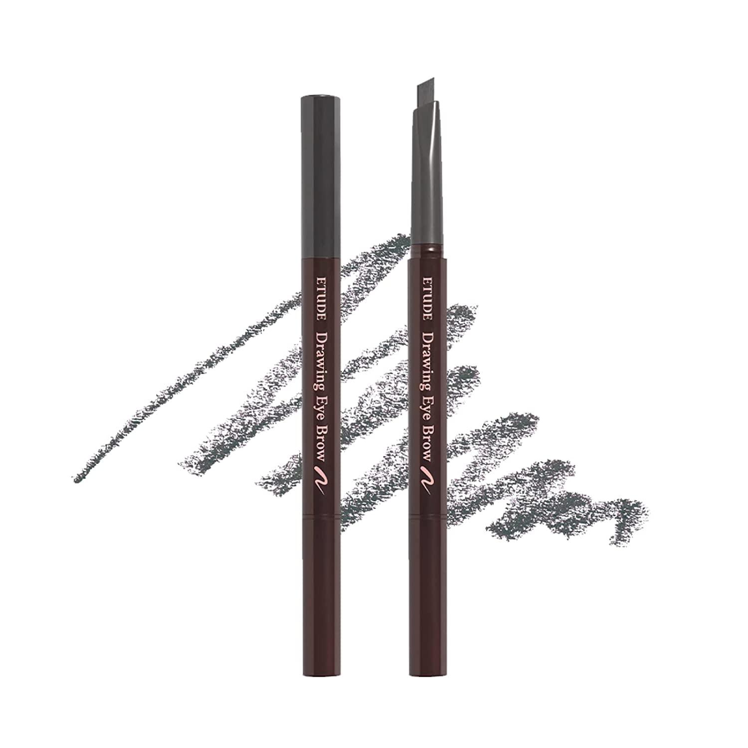 ETUDE Drawing Eye Brow #3 Brown | Long Lasting Eyebrow Pencil for Soft Textured Natural Daily Look Eyebrow Makeup EmpressKorea