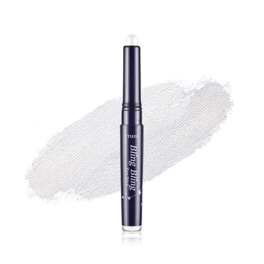 ETUDE Bling Bling Eye Stick (#8 Ivory Babystar) Long-Lasting Eye Shadow Stick with Blinding Glow and Soft Creamy Texture for Shining Eyes EmpressKorea