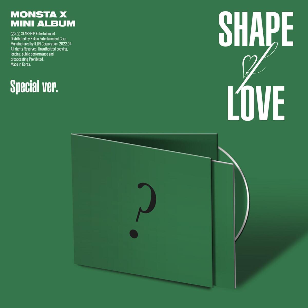 MONSTA X - 11th Mini Album: SHAPE of LOVE (Special Ver.) EmpressKorea