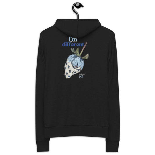 Benzersiz Me Unisex Zip Hoodie