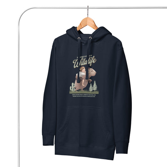 Mijn favoriete soort dieren in het wild unisex hoodie