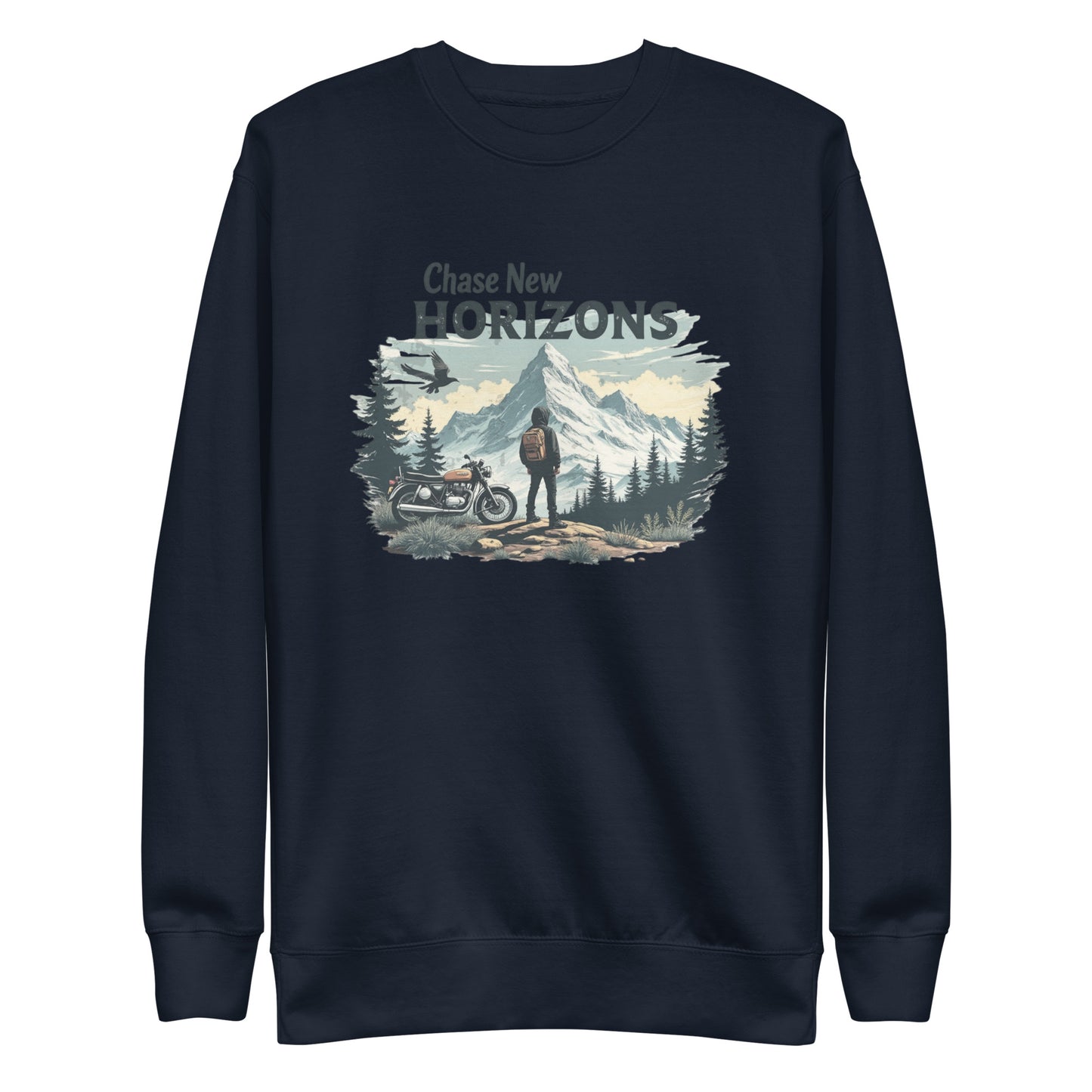 Chase new horizons Unisex Premium Sweatshirt - EmpressKorea